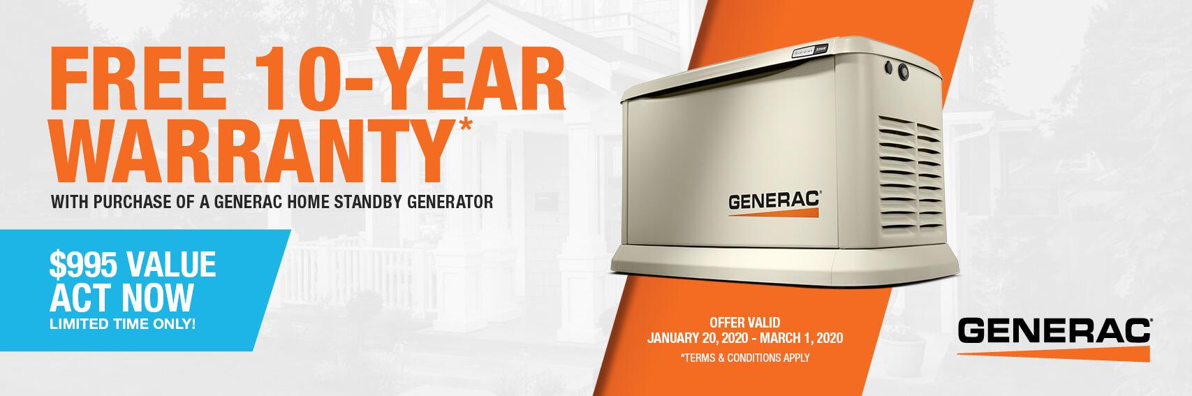 Homestandby Generator Deal | Warranty Offer | Generac Dealer | LOUISVILLE, KY